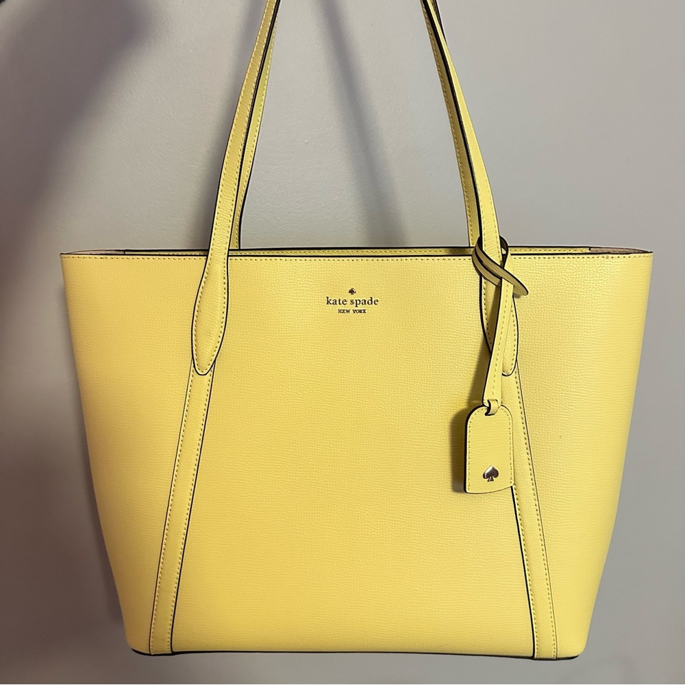 yellow kate spade tote